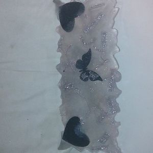 Hearts and butterfly floating shelf